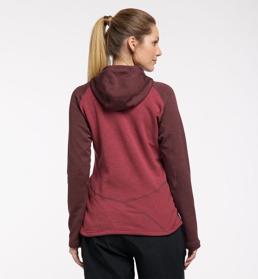 Haglöfs Womens Heron Fleece Red New Zealand 67045DEJG